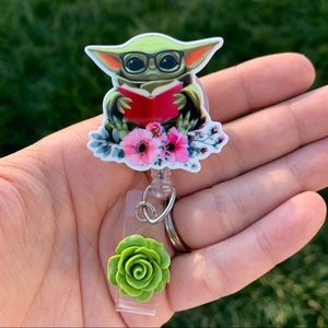 Baby Yoda Badge Holder